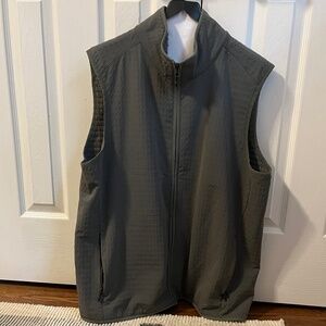 Free Fly Apparel Men's Gridback Fleece Vest (Dark Olive)